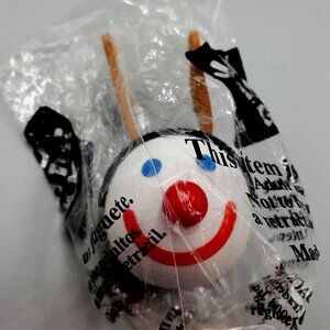 Antenna Topper Ball Rudolph Red Nose Reindeer w Antlers Auto Car Jack in the Box